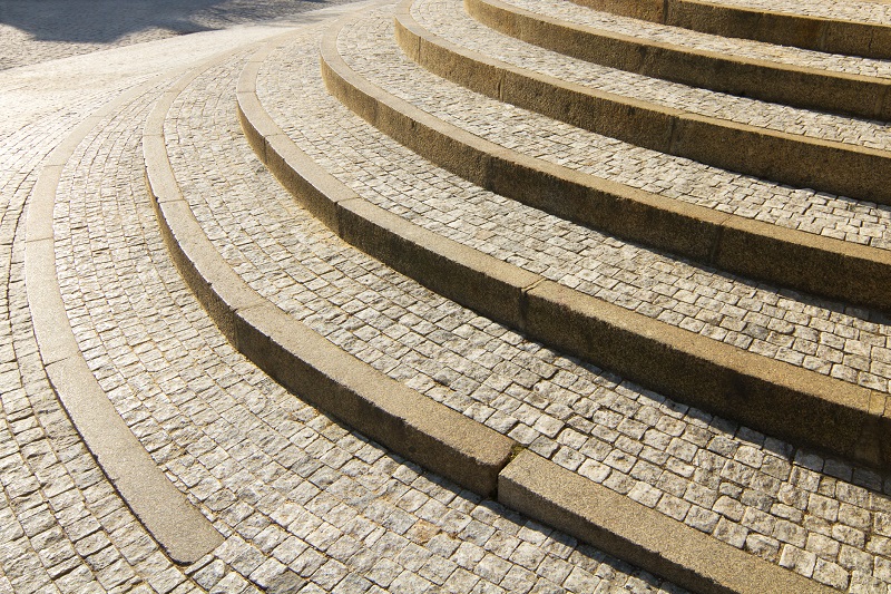 schody z kostki granitowej